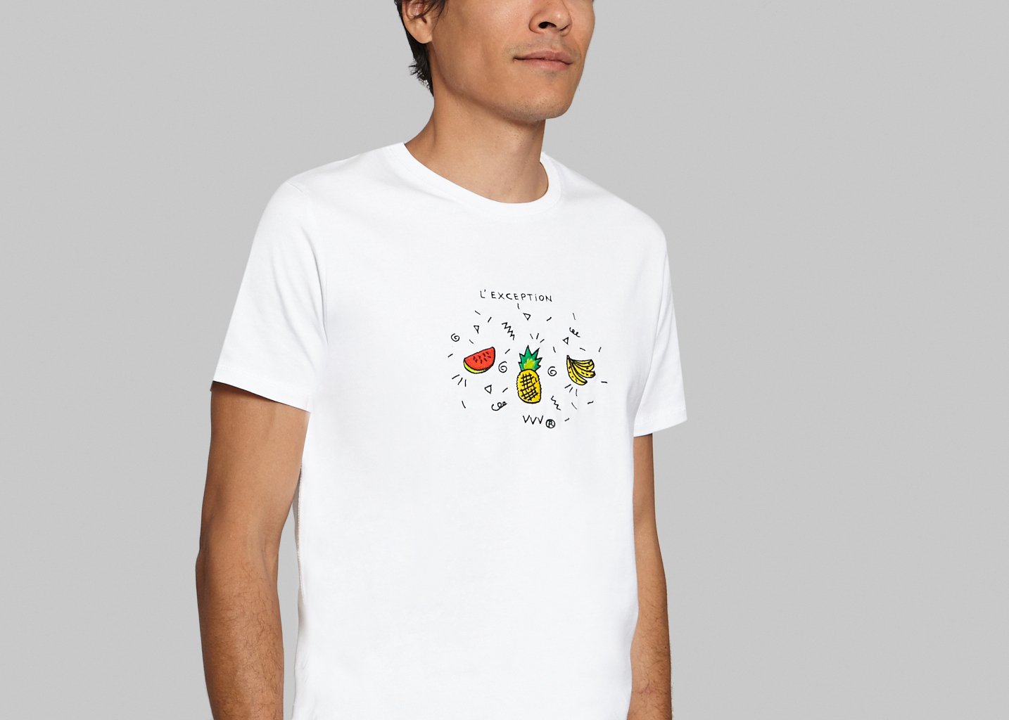 L'exception Tshirt L'Exception X VVV Blanc Veni Vedi Vici