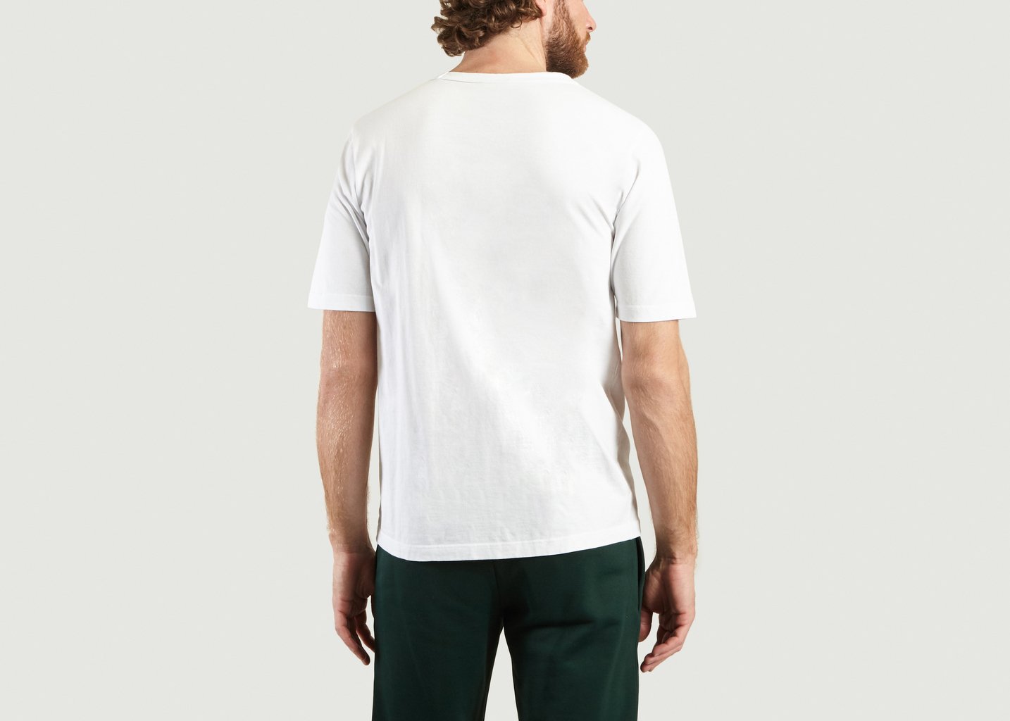 L'exception Tshirt MC Rick Oversize Logo Champion X Wood Wood Blanc Champion
