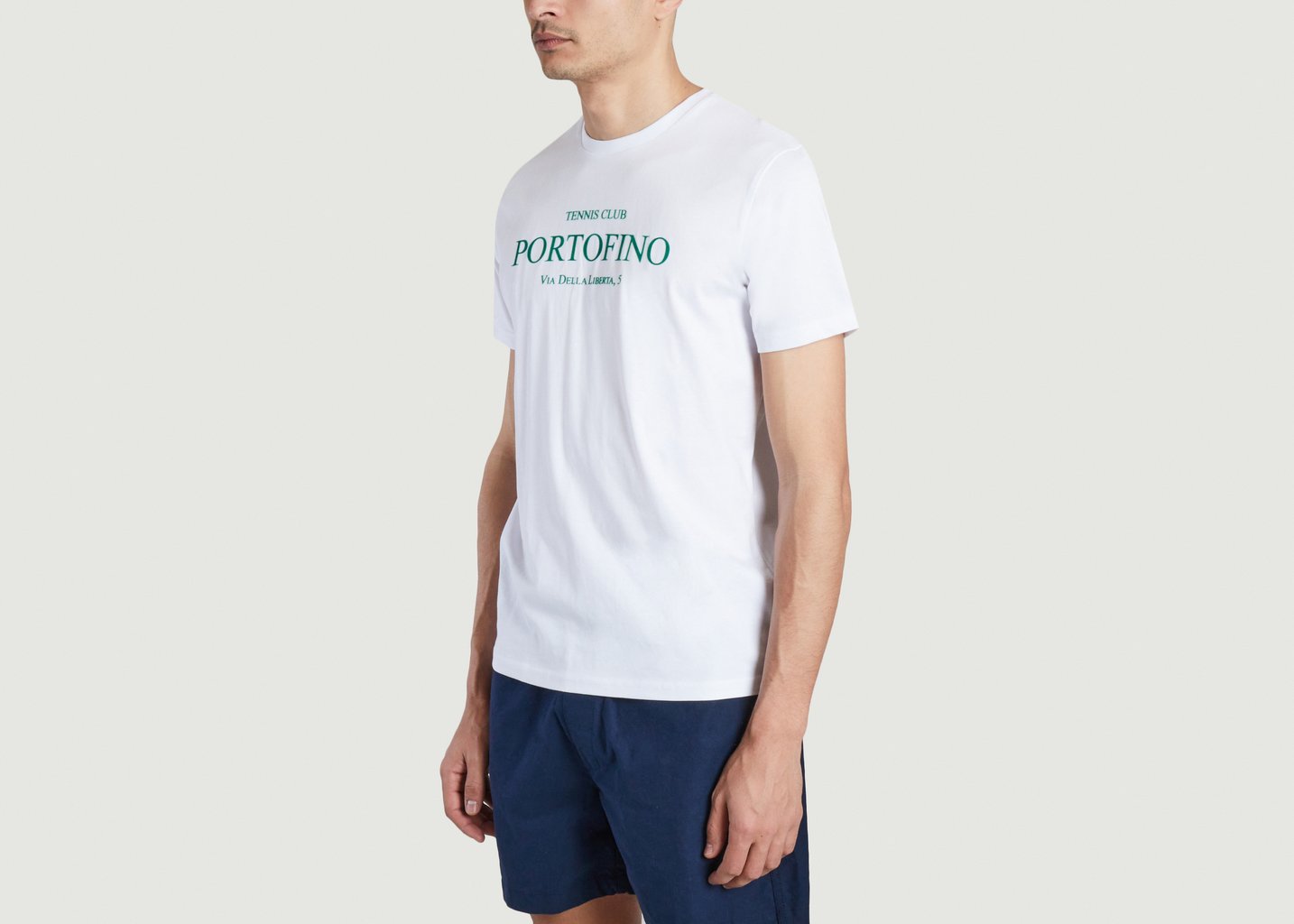 L'exception Tshirt Portofino Tennis Club Blanc Harmony