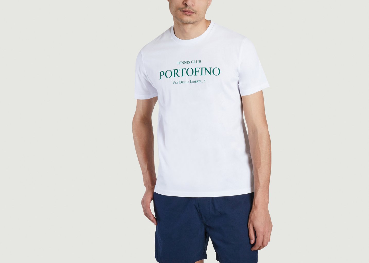 l'exception Tshirt Portofino Tennis Club Blanc Harmony