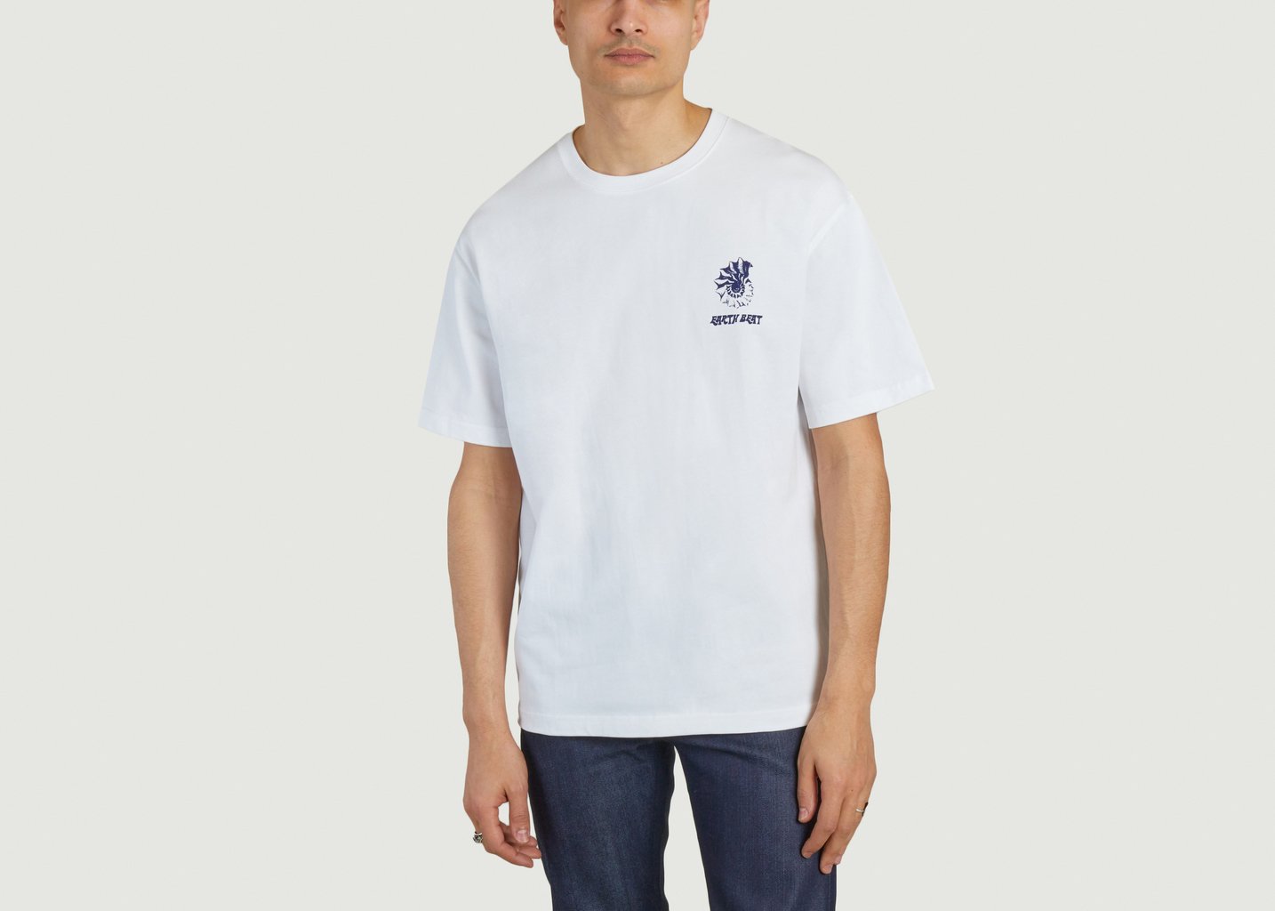 L'exception Tshirt Sawind 11725 Blanc Samsoe & Samsoe