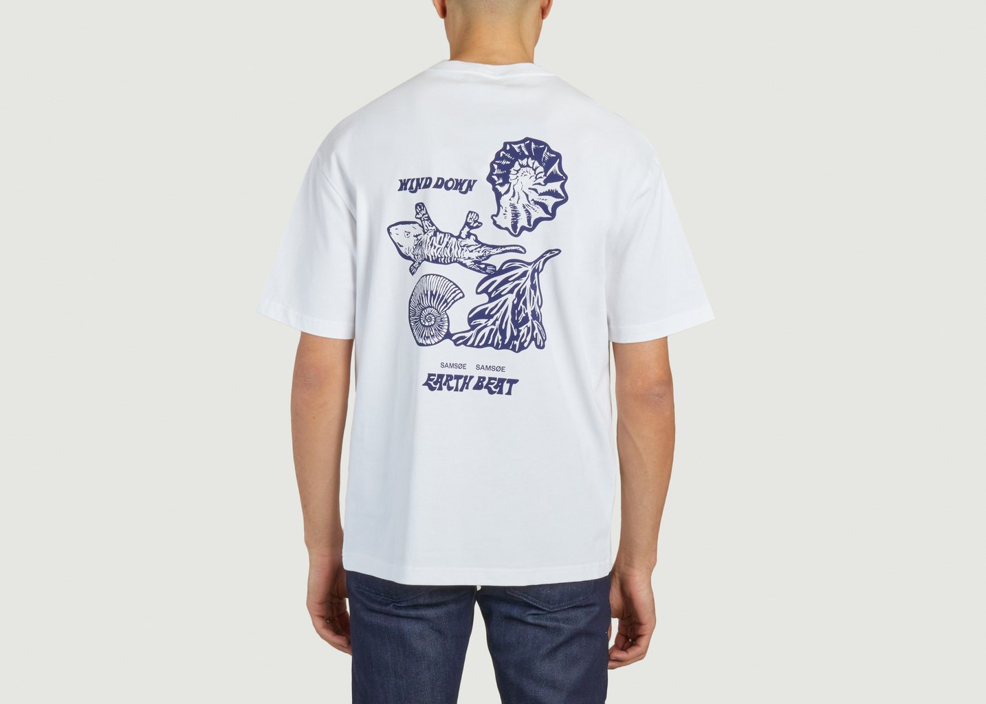 L'exception Tshirt Sawind 11725 Blanc Samsoe & Samsoe