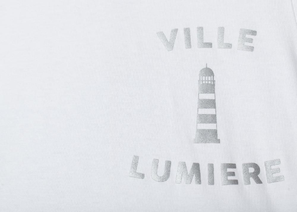 L'exception Tshirt Ville Lumière Blanc Ville Lumière