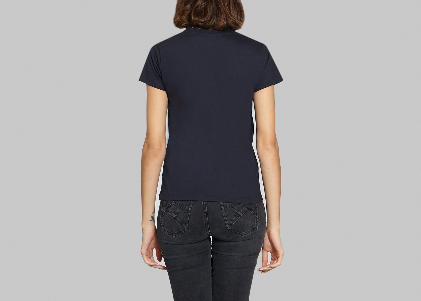 L'exception Tshirt Ville Lumière Bleu Marine Ville Lumière