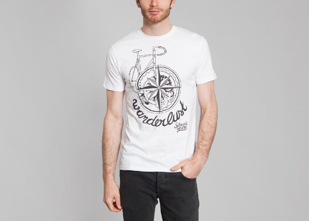 l'exception Tshirt Wanderlust Blanc Spharell We Are
