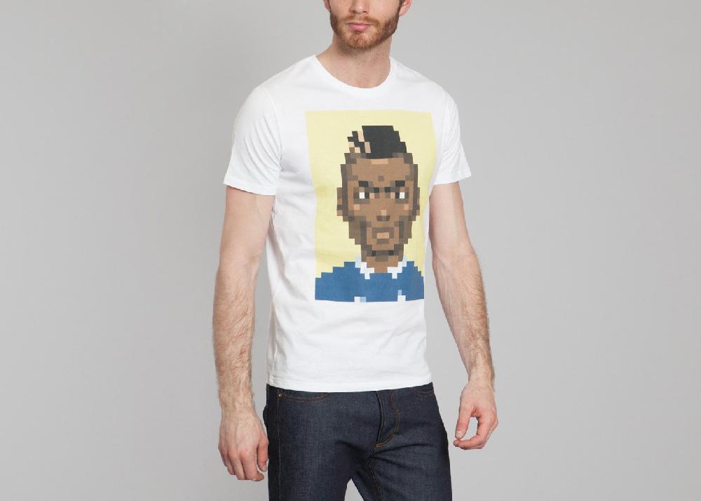 L'exception Tshirt World Cup Heroes Blanc Very Important Pixels