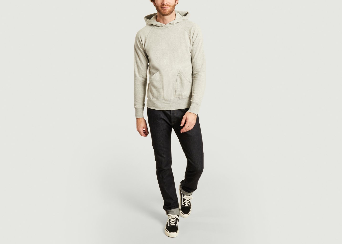 L'exception Velva Sheen Hoodie Gris Raglan Gris Velva Sheen