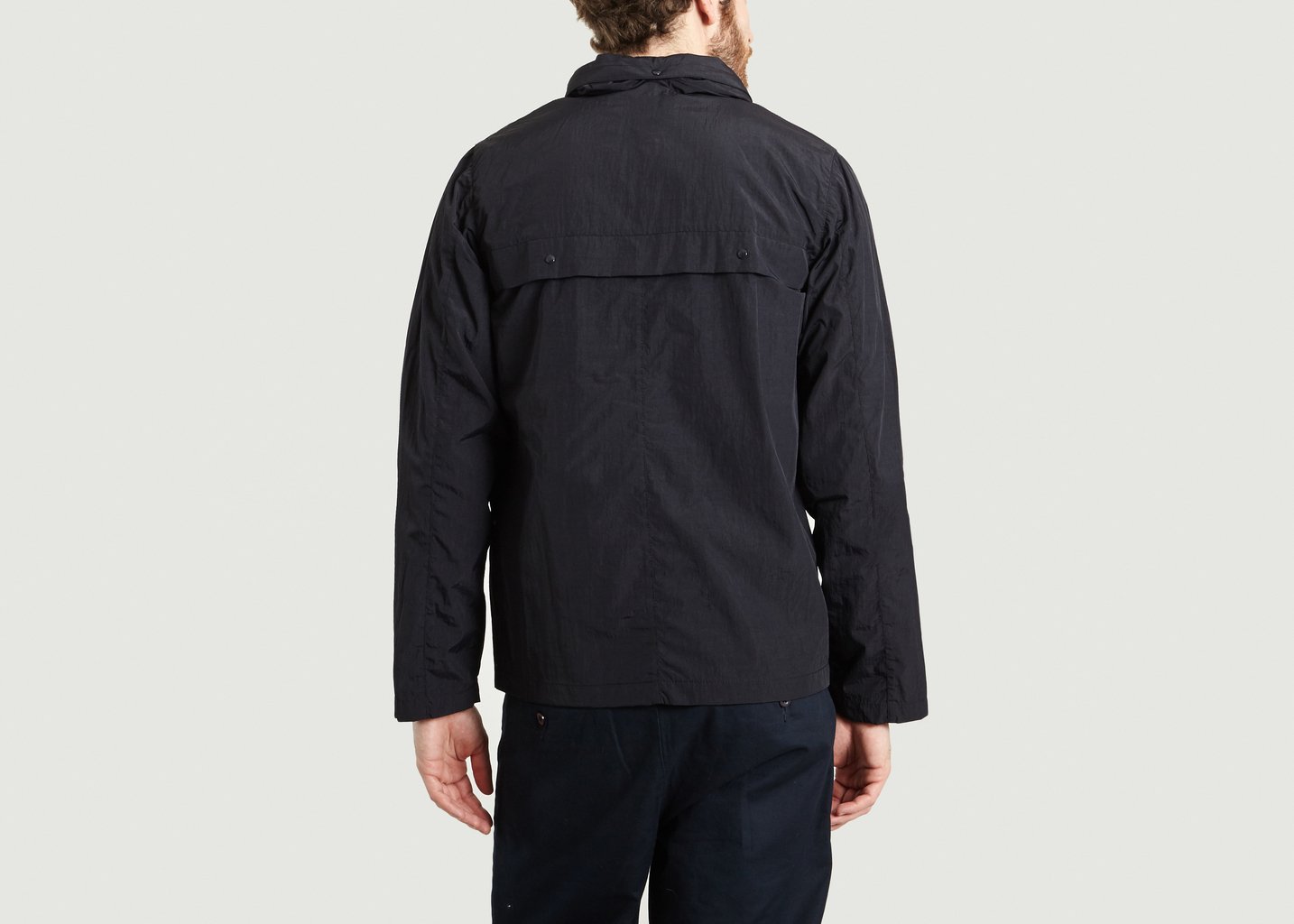 L'exception Veste A Capuche En Nylon Encre La Panoplie
