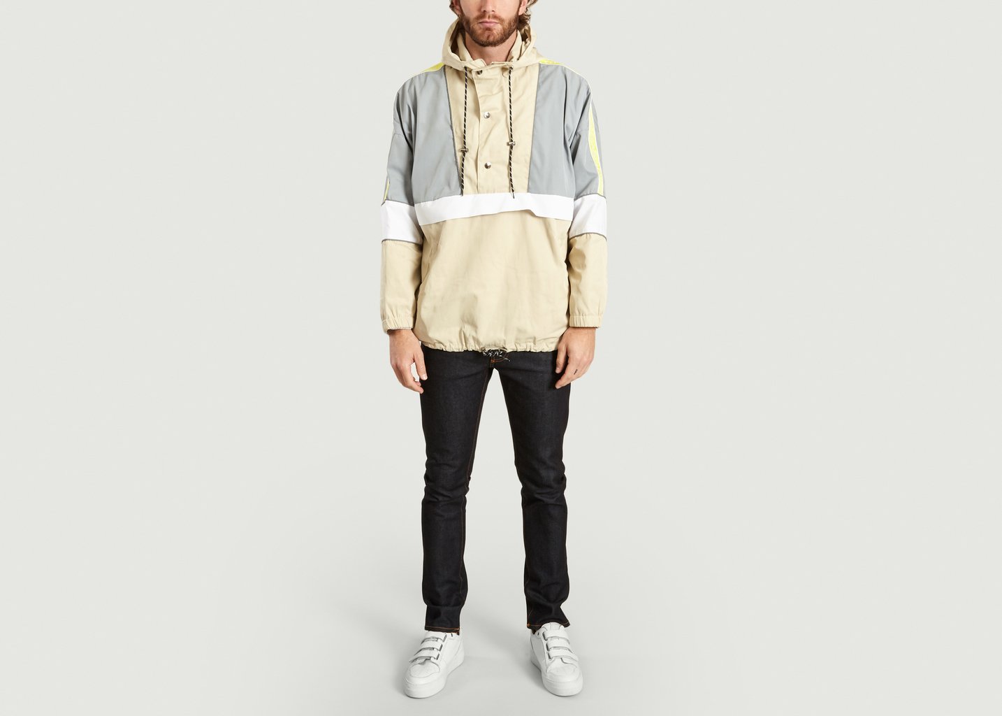 L'exception Veste à Capuche Rihood Beige Andrea Crews