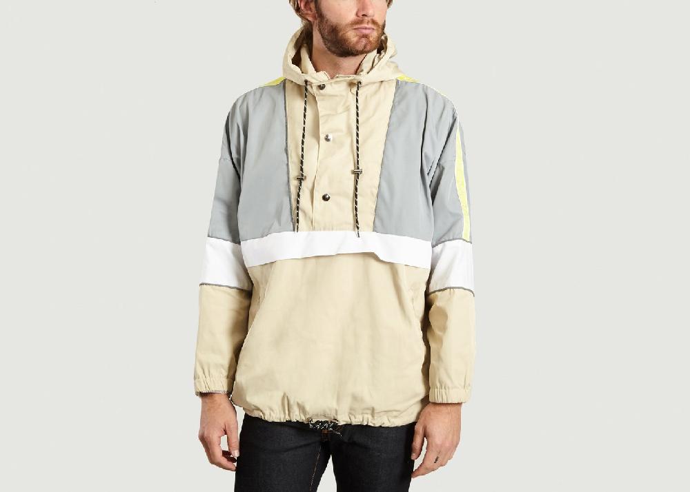l'exception Veste à Capuche Rihood Beige Andrea Crews
