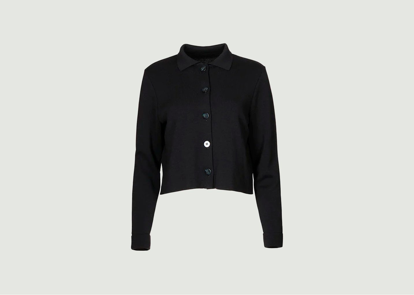 l'exception Veste Armelle Noir Lafrançaise Mailles in France