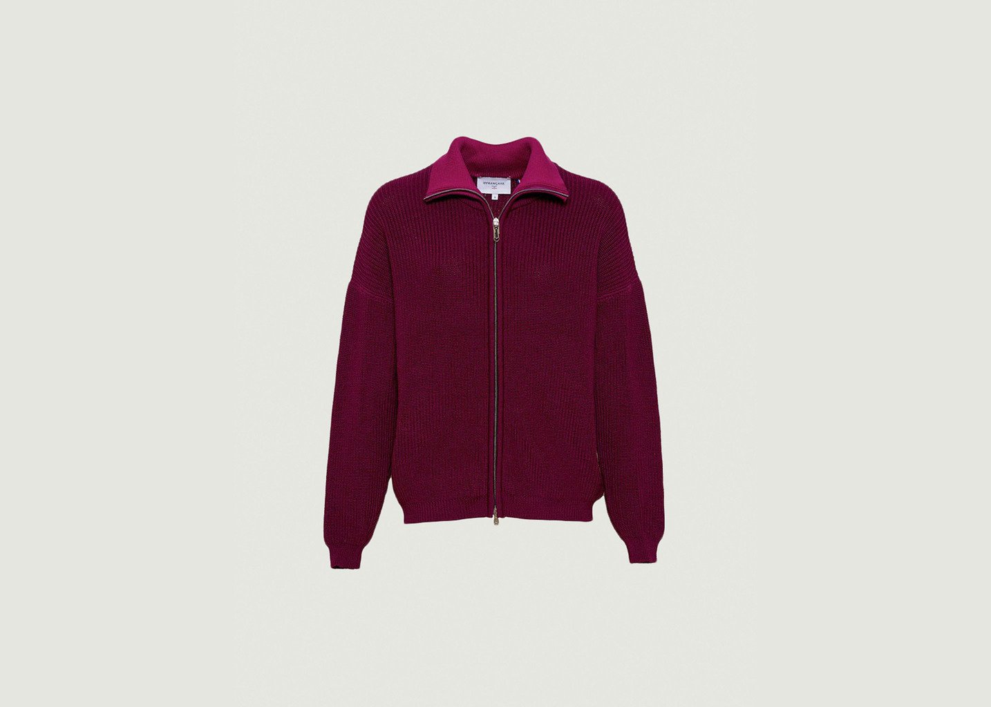 l'exception Veste Aurore Prune Lafrançaise Mailles in France