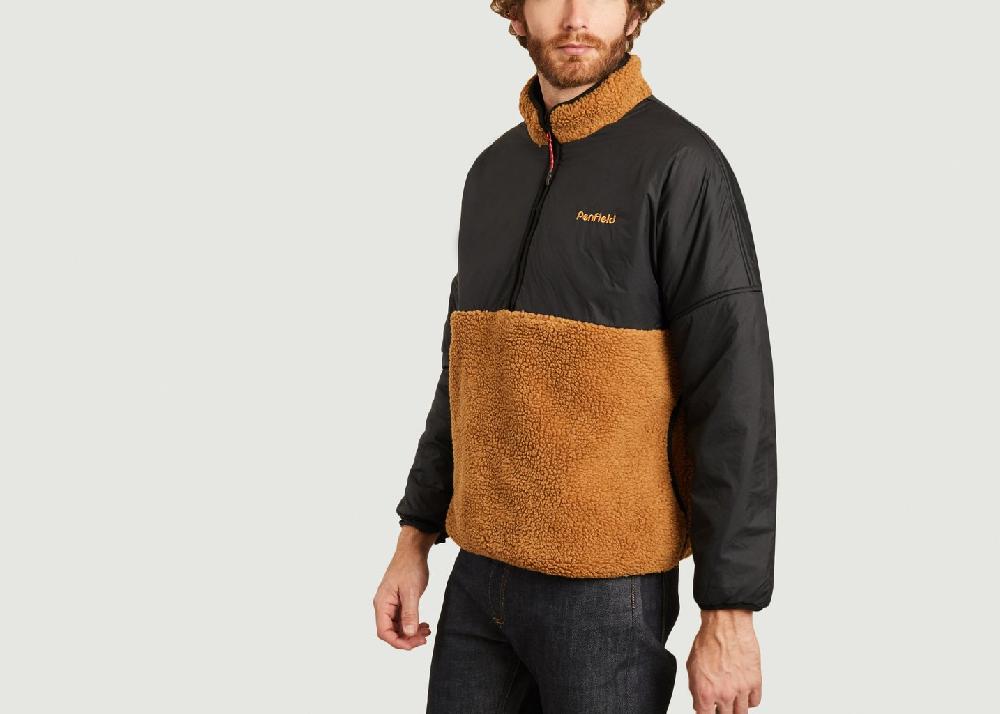 L'exception Veste Bi Matière Therma Marron Penfield