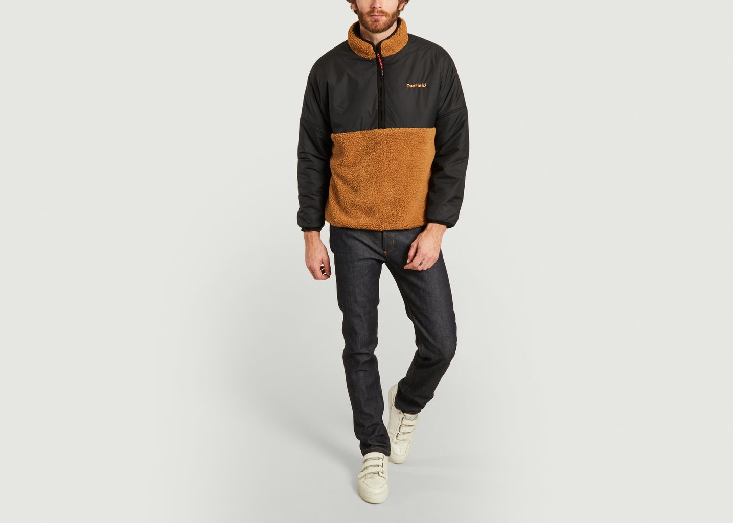 L'exception Veste Bi Matière Therma Marron Penfield