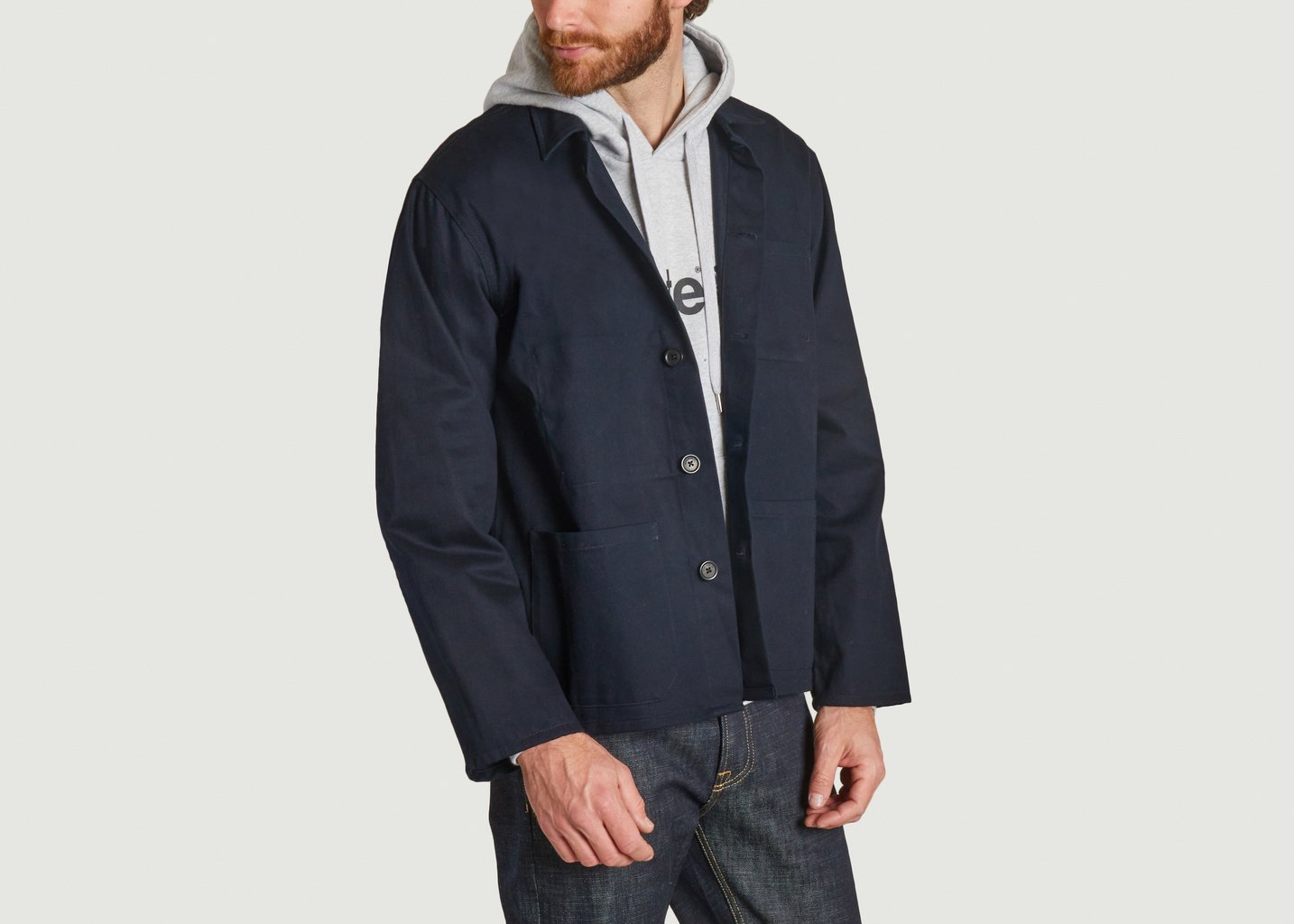 L'exception Veste Buddy Classic Chore Bleu Marine Nudie Jeans