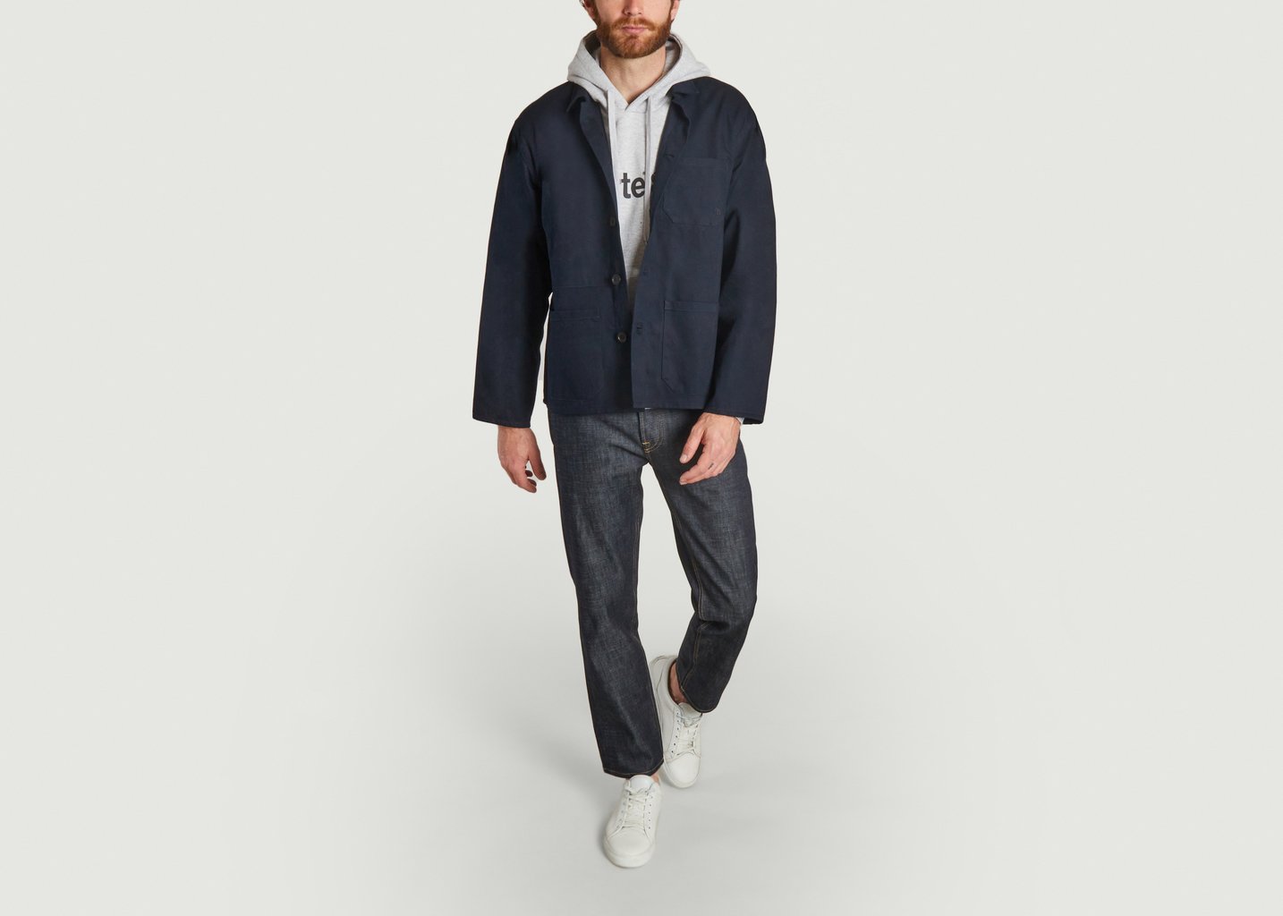 L'exception Veste Buddy Classic Chore Bleu Marine Nudie Jeans
