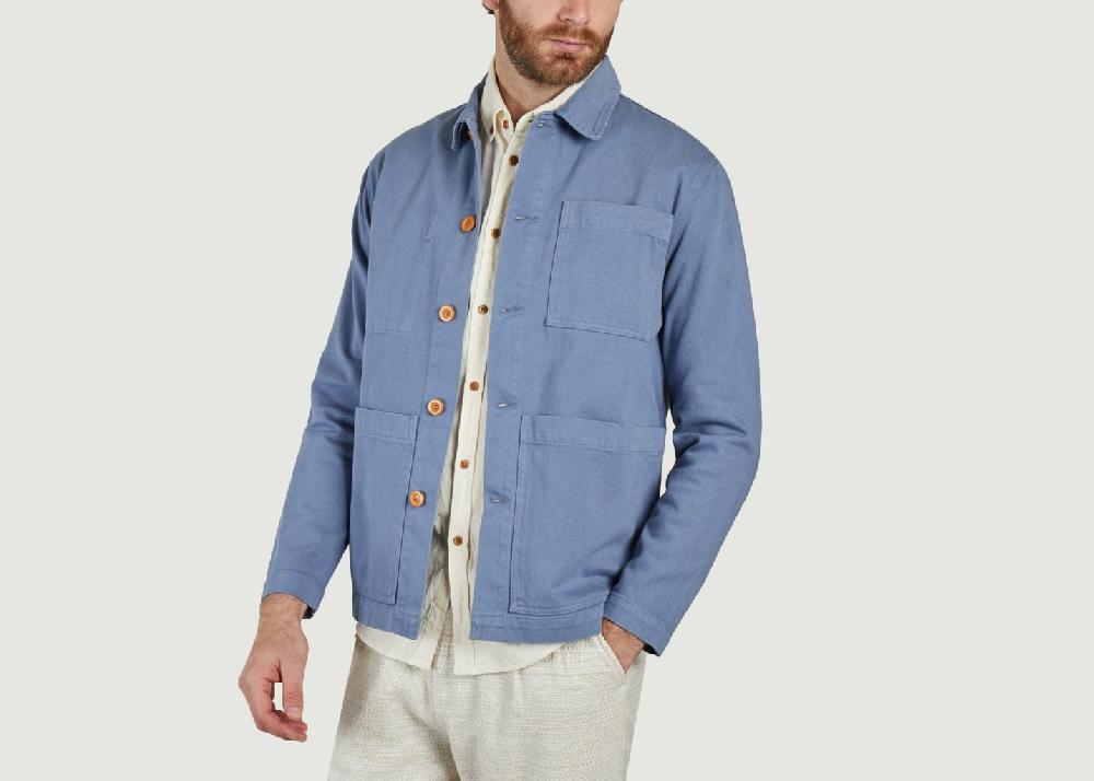 L'exception Veste Chucalescu Bleu Pétrole Olow Paris