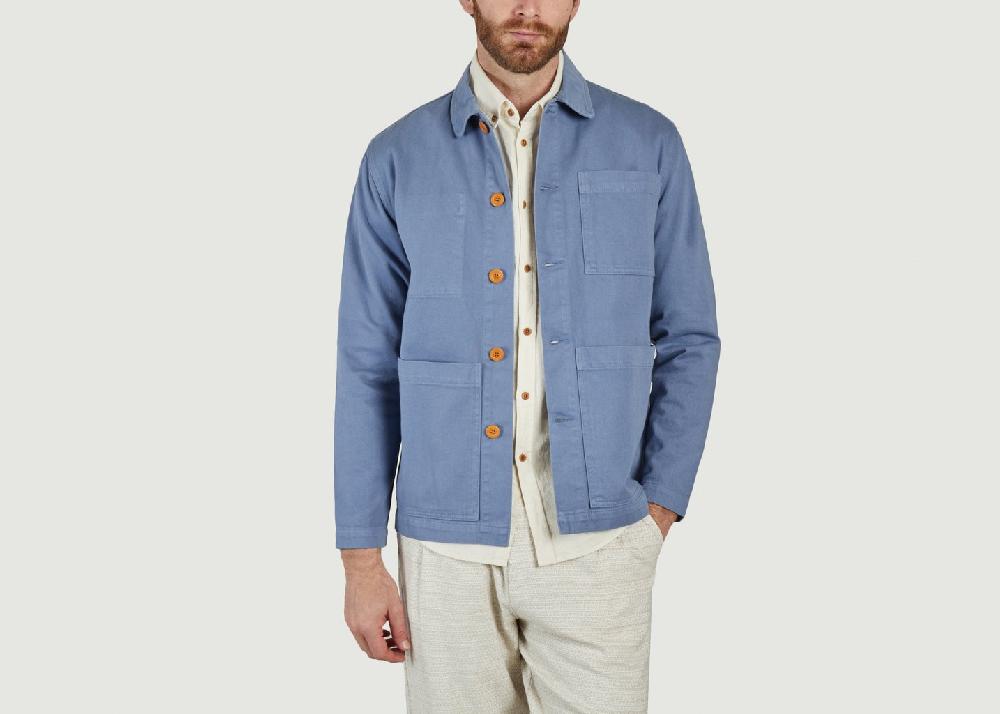 l'exception Veste Chucalescu Bleu Pétrole Olow Paris