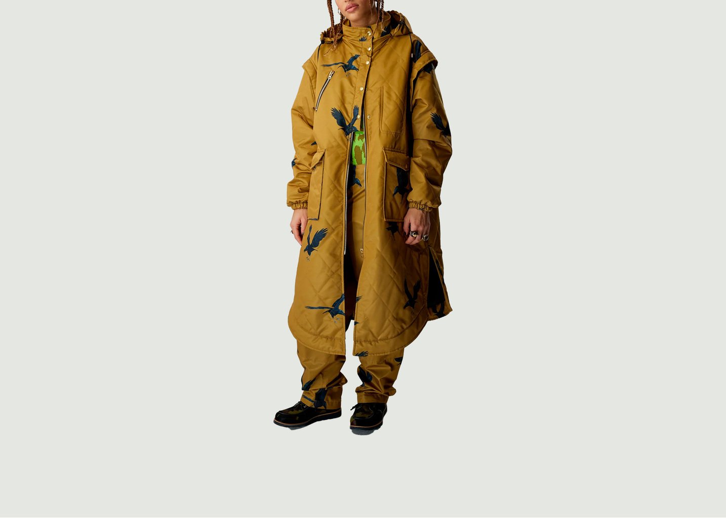 l'exception Veste Danny en Moonlight Crows Khaki Heimstone