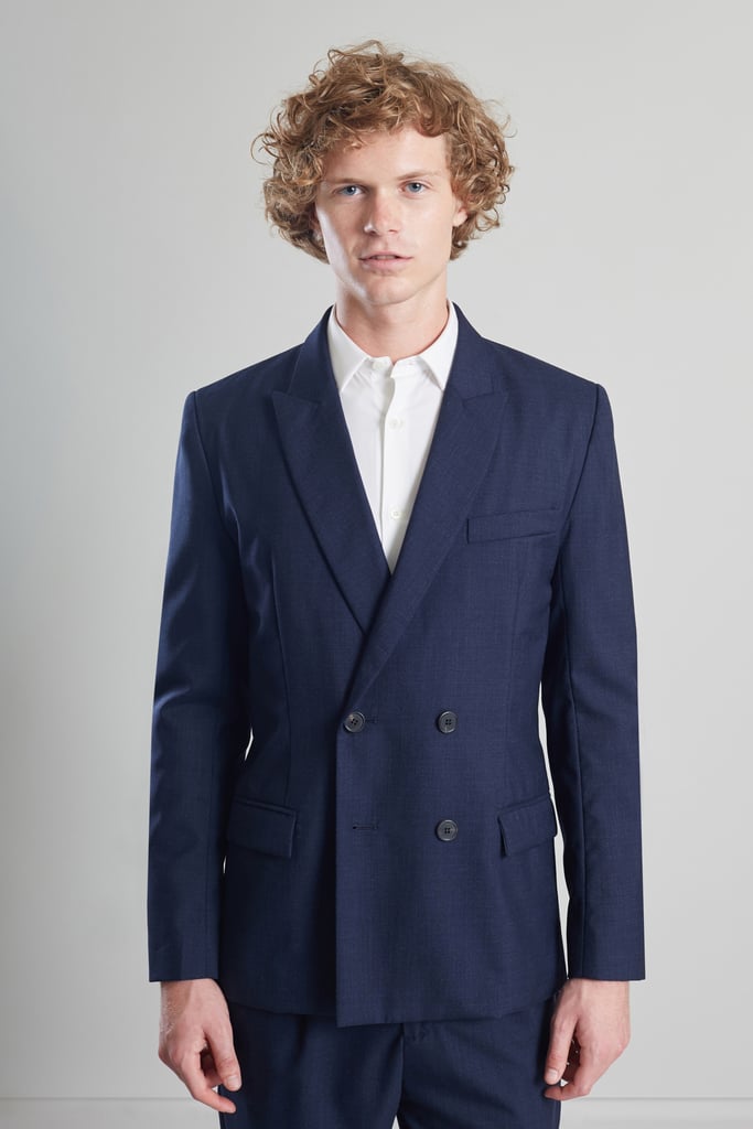 L'exception Veste De Costume Croisée Vitale Barberis Bleu Marine L'Exception Paris