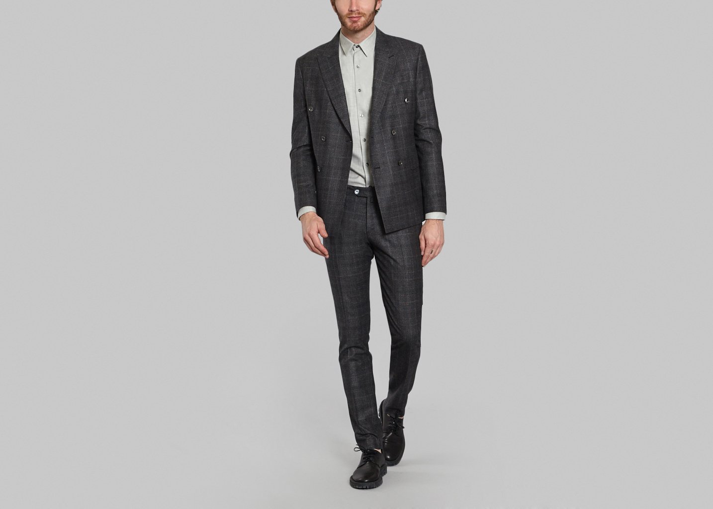 L'exception Veste De Costume Mika Anthracite Ly Adams