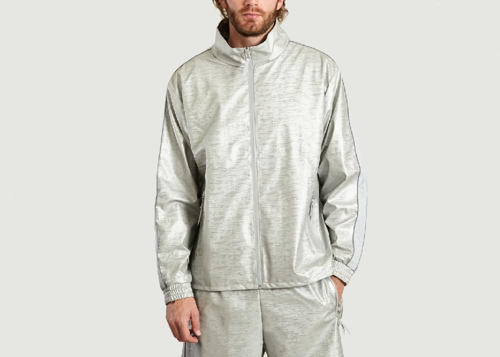L'exception Veste De Sport En Tissu Réfléchissant Track Argent Rains