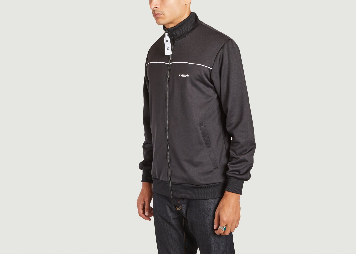L'exception Veste De Sport Tracktop Studio Noir AVNIER
