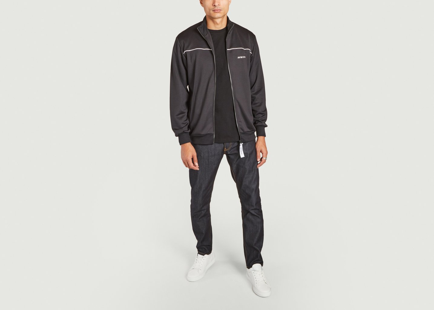L'exception Veste De Sport Tracktop Studio Noir AVNIER