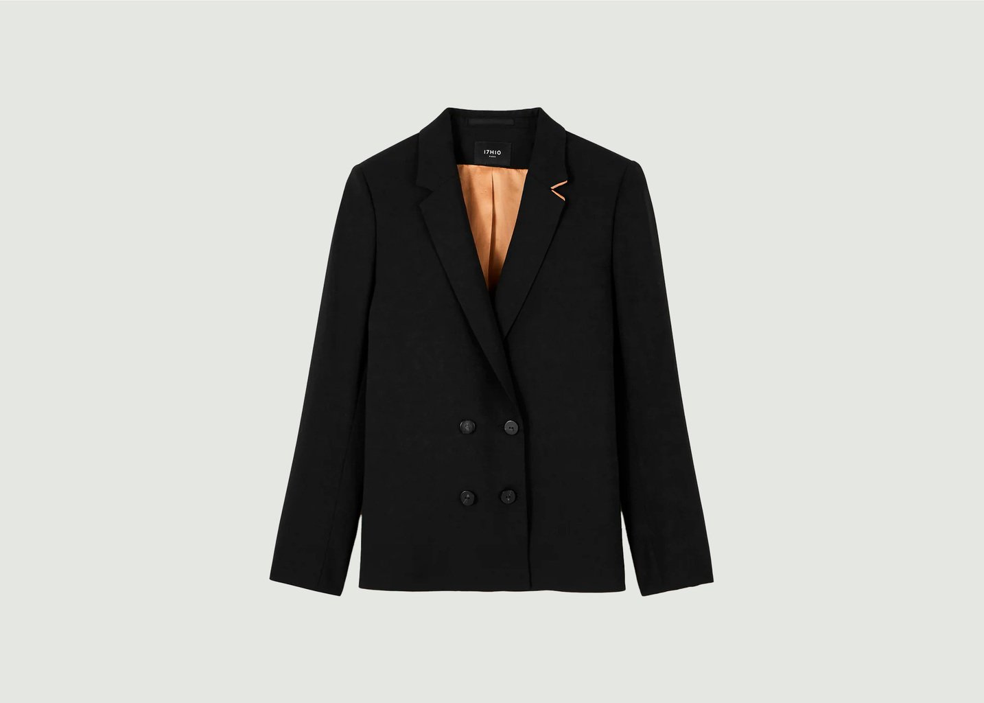 l'exception Veste de tailleur coupe droite Boston Noir 17H10
