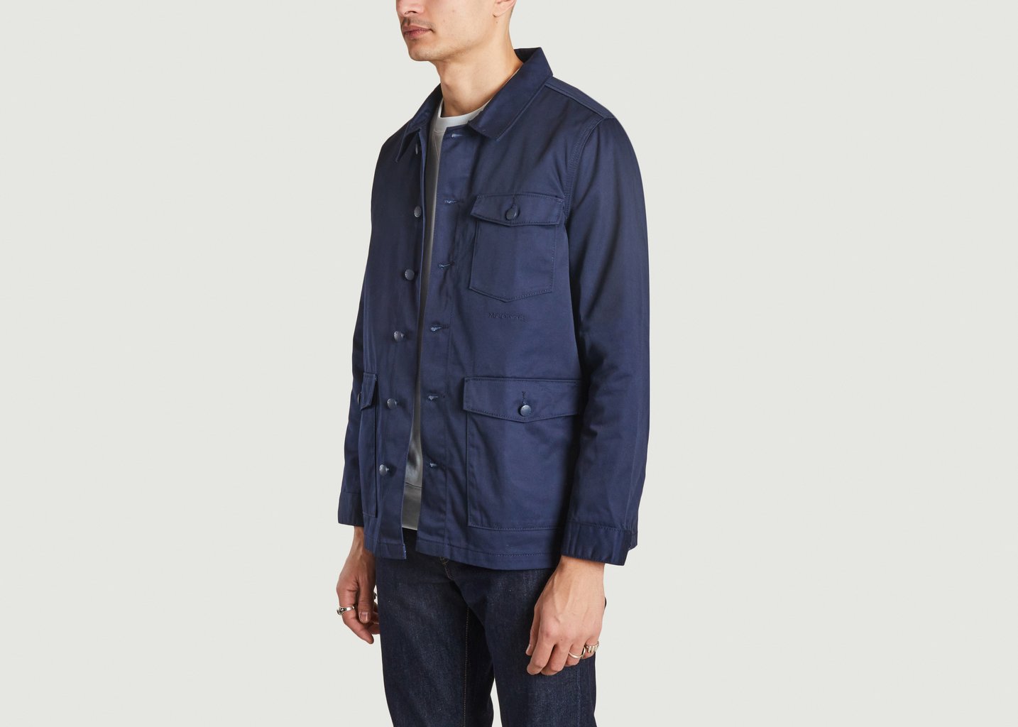L'exception Veste De Travail Bleu Marine M.C. Overalls