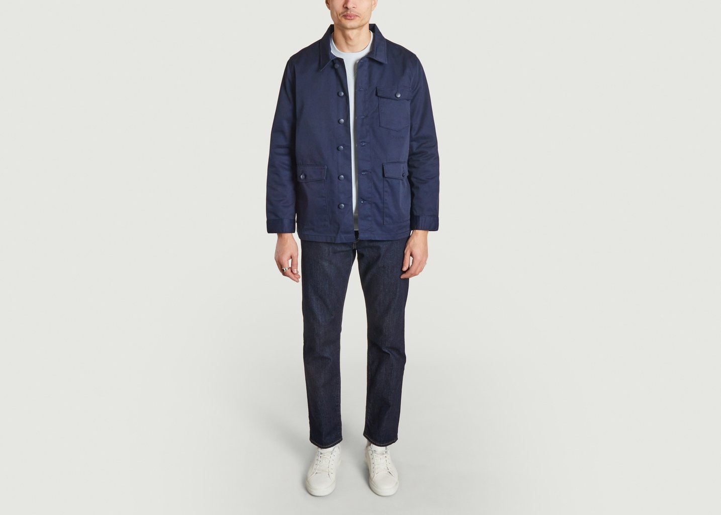 L'exception Veste De Travail Bleu Marine M.C. Overalls