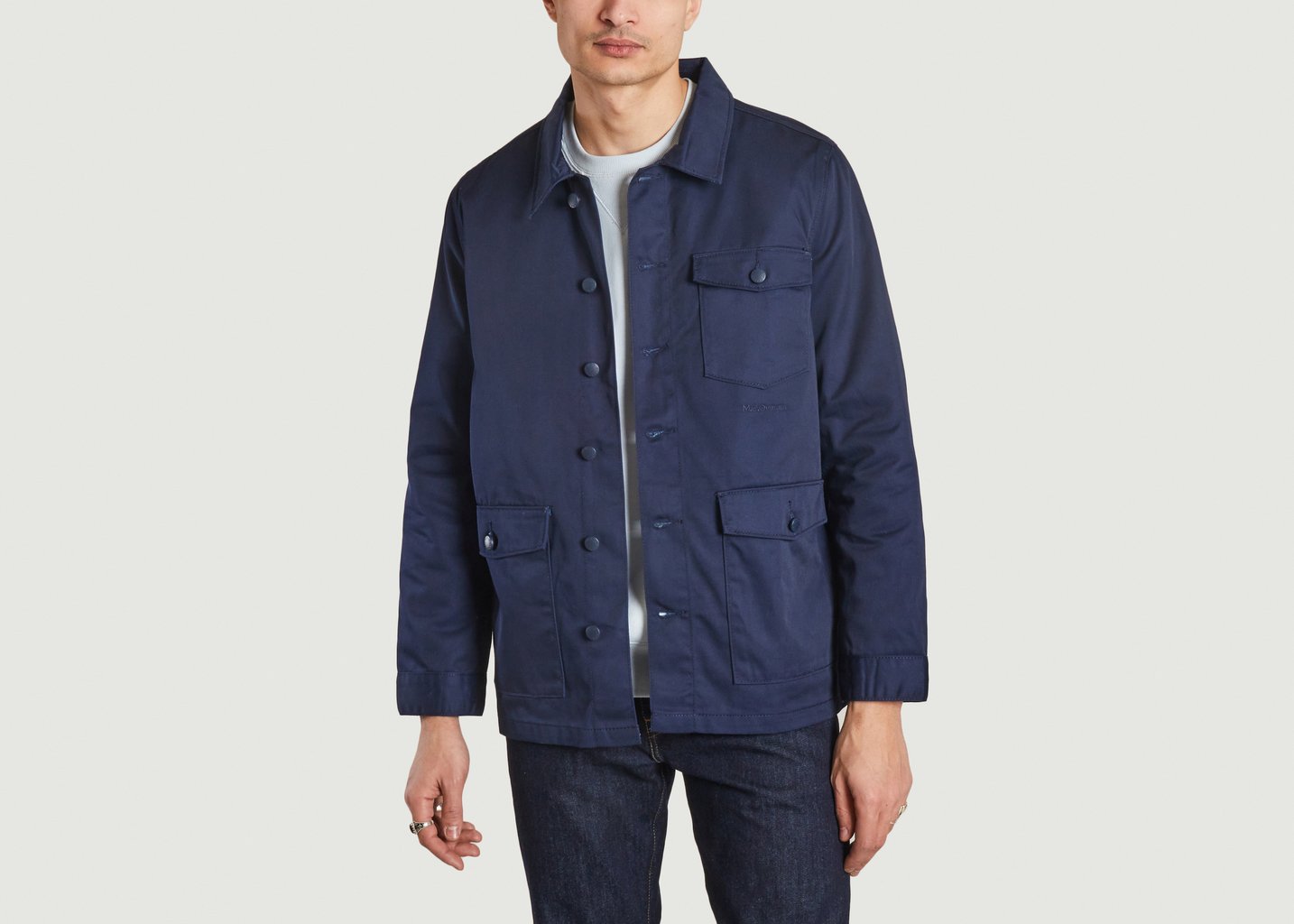 l'exception Veste de Travail Bleu Marine M.C. Overalls