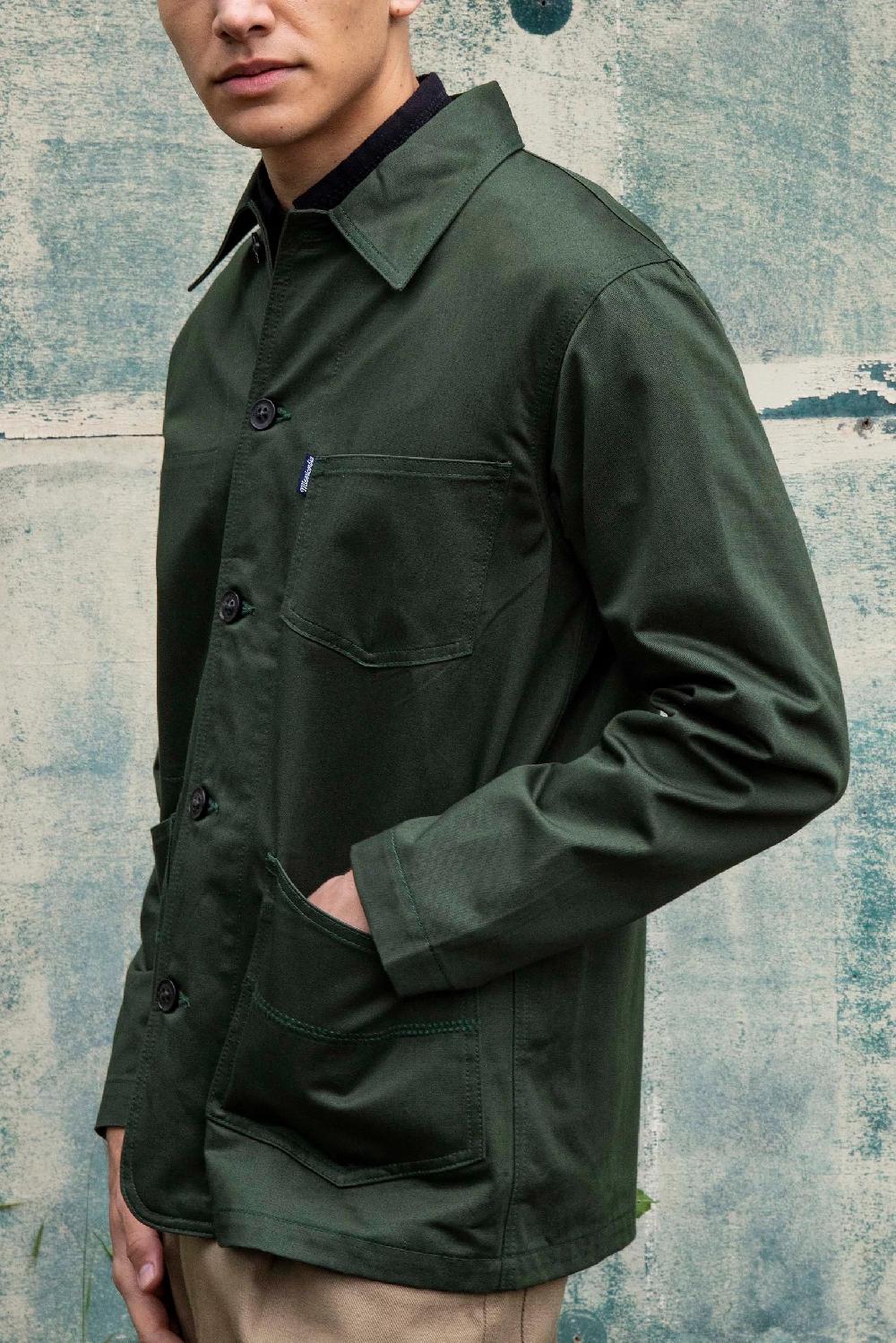 L'exception Veste De Travail Boutonnée Vert Sapin Misericordia