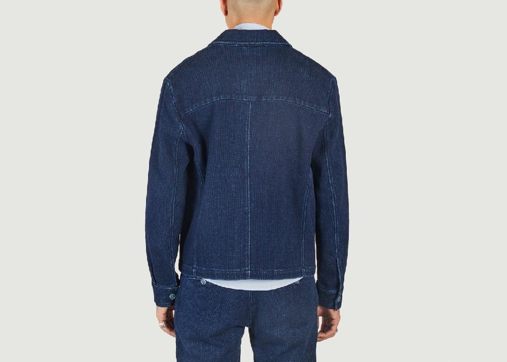 L'exception Veste De Travail En Coton Biologique Denim JagVi Rive Gauche