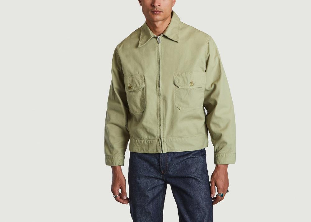 l'exception Veste droite en twill Union Khaki Levi's Made and Crafted