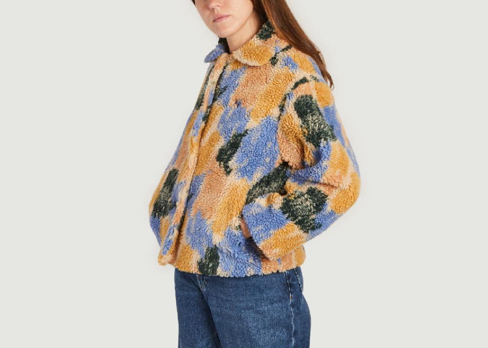 L'exception Veste Effet Fourrure Motif Fantaisie Multicolore Bobo Choses