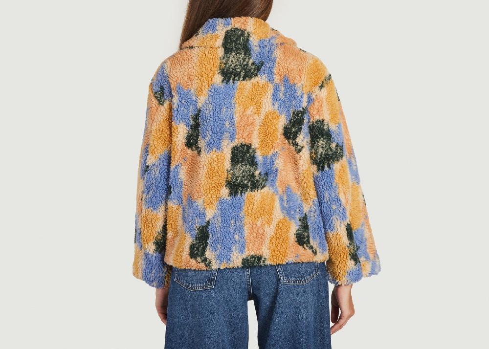 L'exception Veste Effet Fourrure Motif Fantaisie Multicolore Bobo Choses