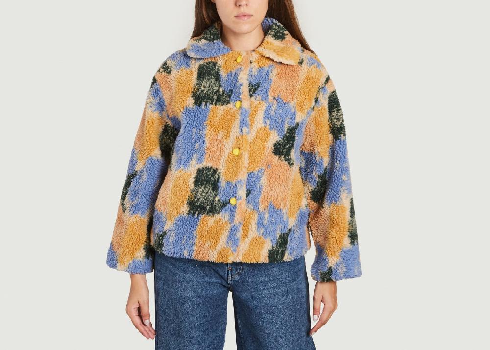 l'exception Veste effet fourrure motif fantaisie Multicolore Bobo Choses