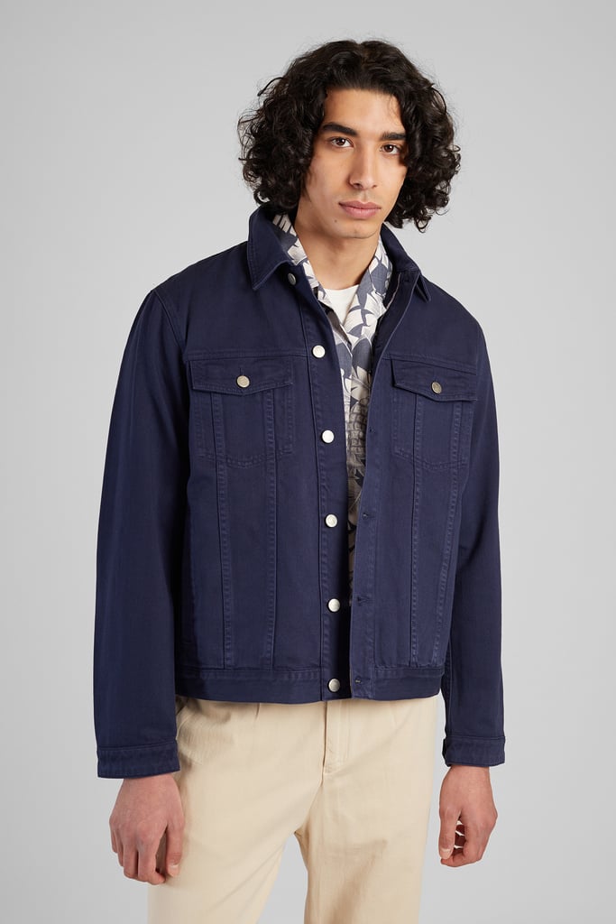 l'exception Veste en Jean Bleu Marine L'Exception Paris