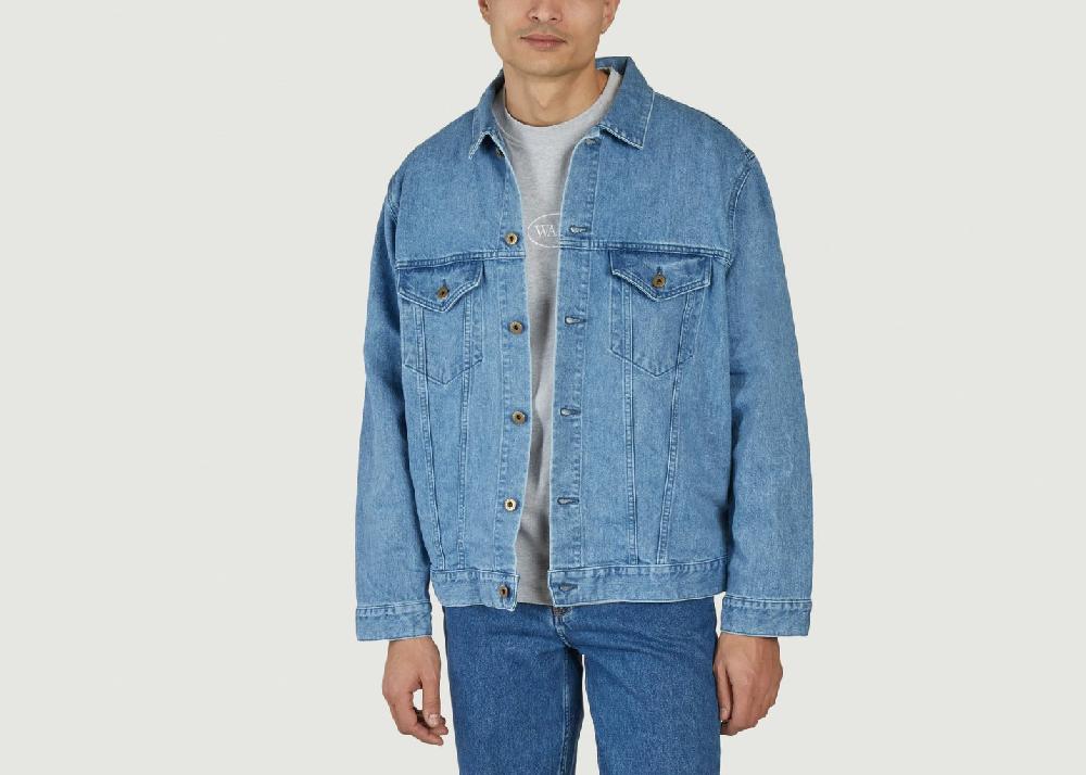 L'exception Veste En Jean Délavé Kouzo (楮 コウゾ) Denim Japan Blue Jeans