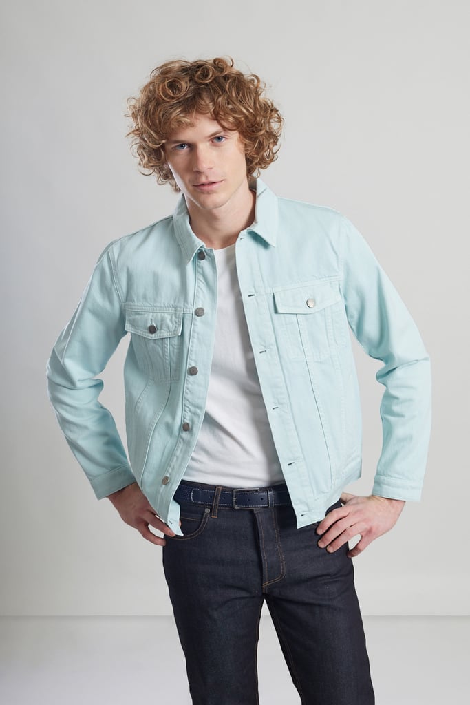L'exception Veste En Jean Vert D'eau Denim L'Exception Paris