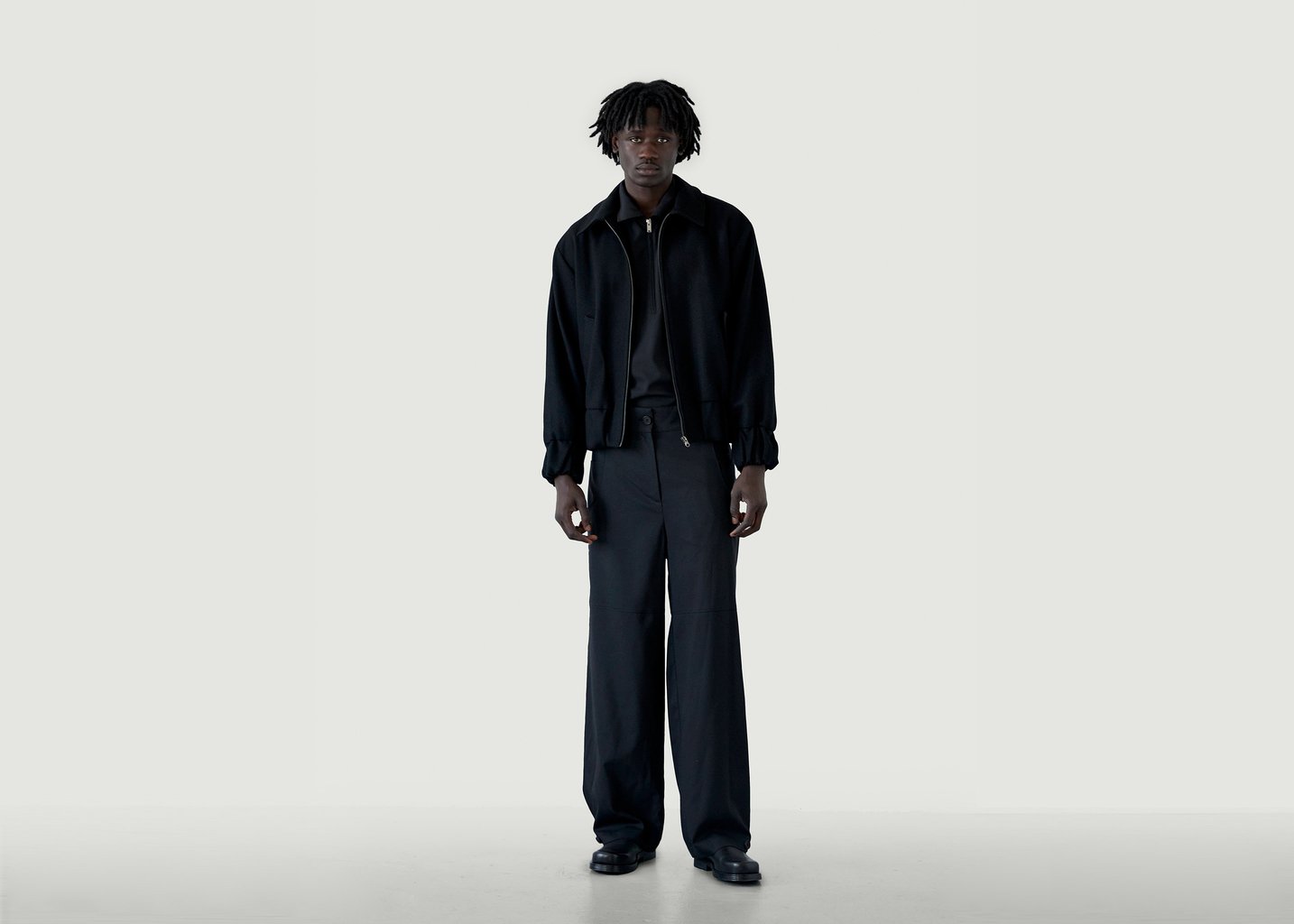 L'exception Veste En Laine Eldey Noir Walkers Appeal