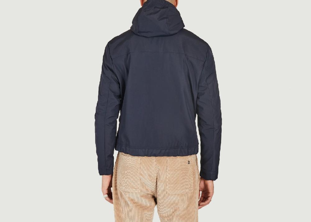 L'exception Veste Imperméable à Capuche Bleu Marine JagVi Rive Gauche