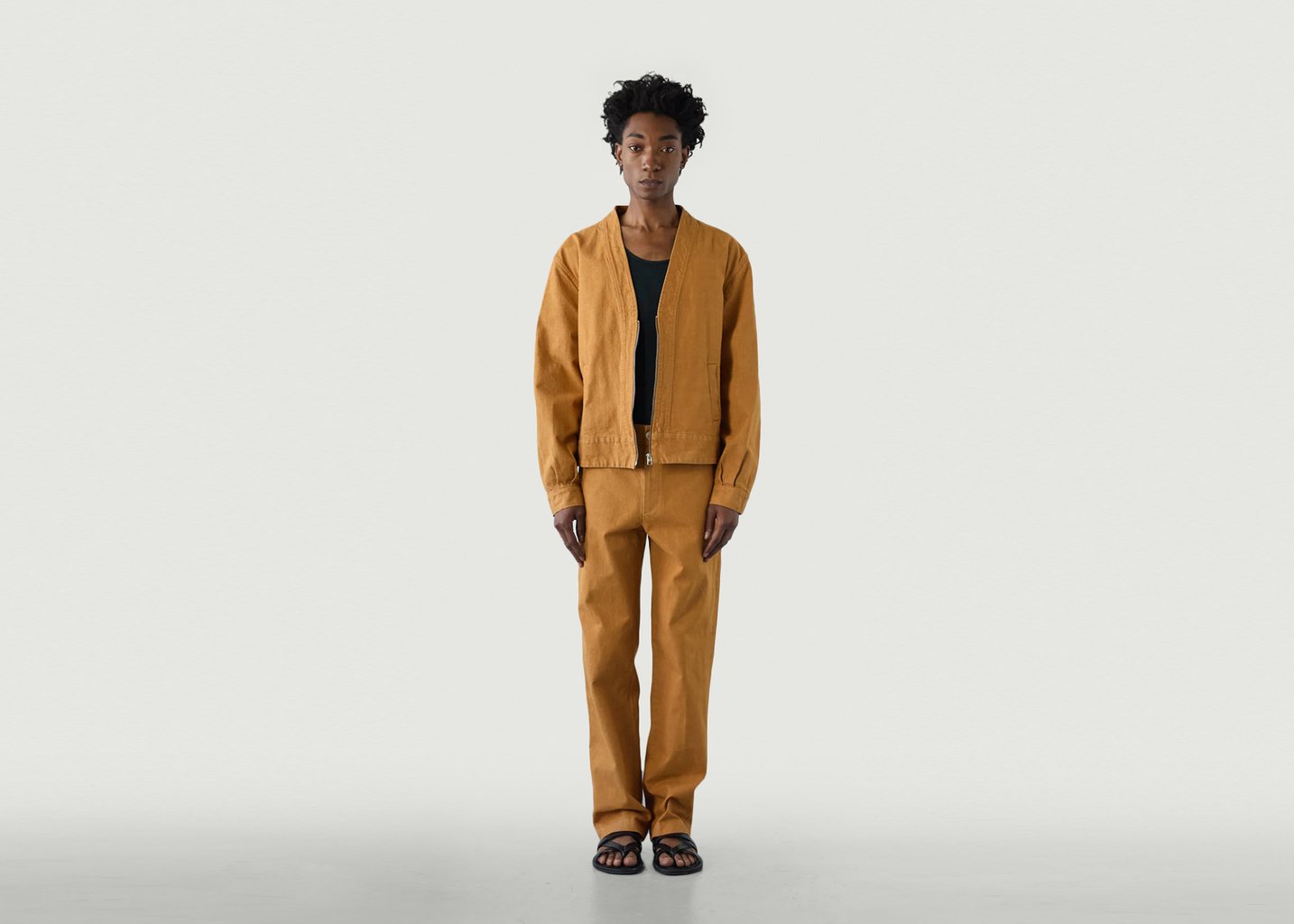 l'exception Veste Jin en coton Orange Walkers Appeal