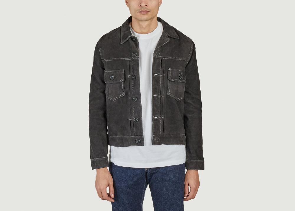 l'exception Veste Loick Anthracite Officine Générale