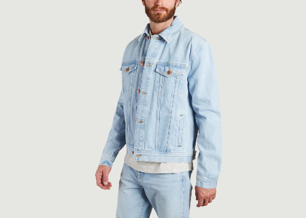 L'exception Veste Mick 14376 Bleu Clair Samsoe & Samsoe
