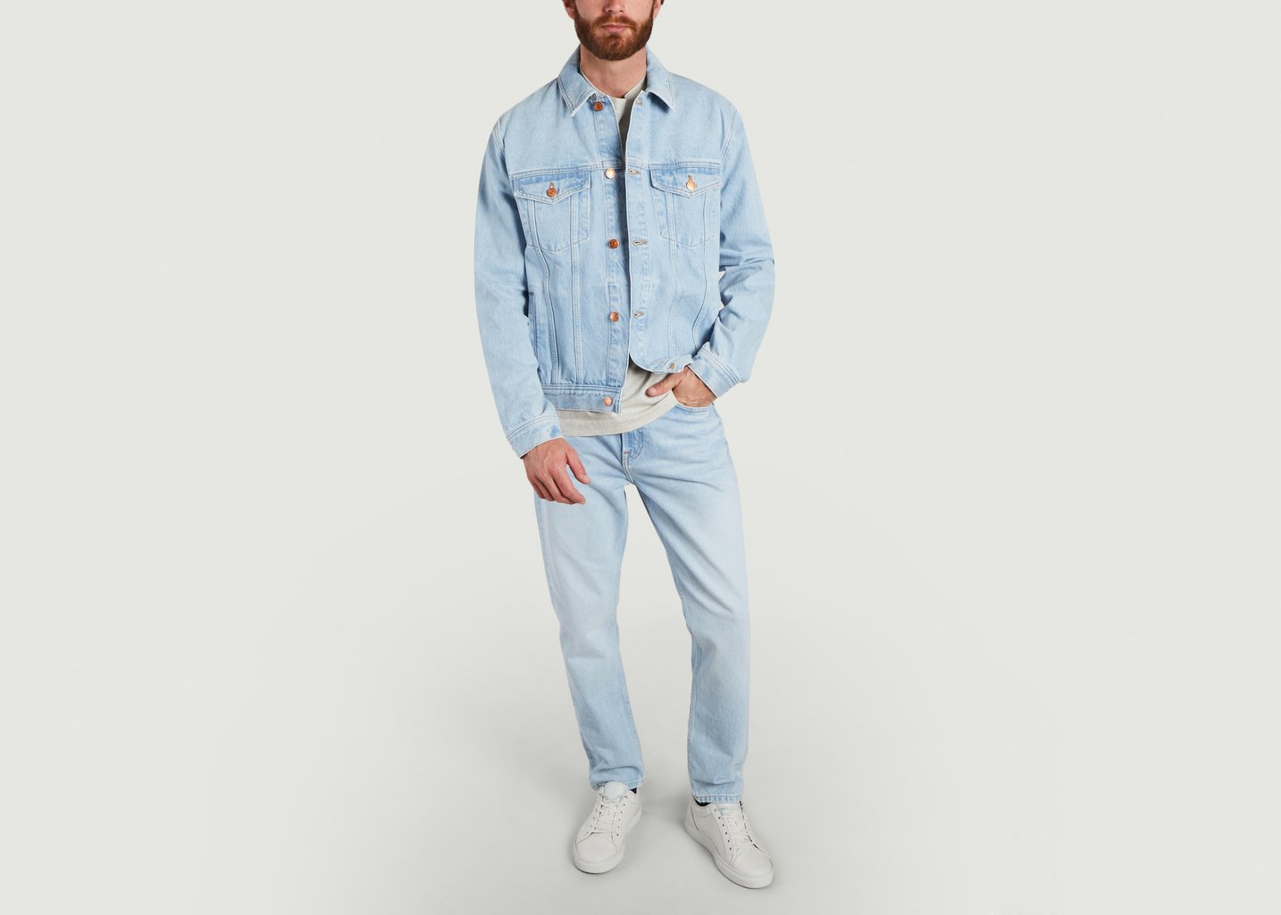 L'exception Veste Mick 14376 Bleu Clair Samsoe & Samsoe