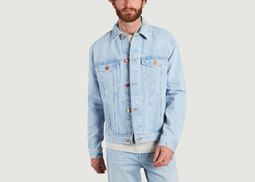 l'exception Veste Mick 14376 Bleu Clair Samsoe & Samsoe