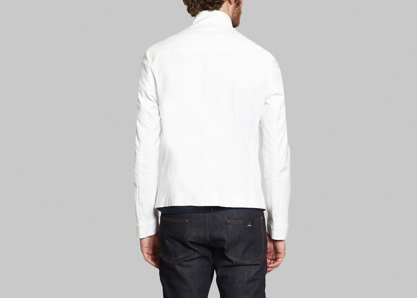 L'exception Veste Piquée Caporal Blanc Sébastien Blondin