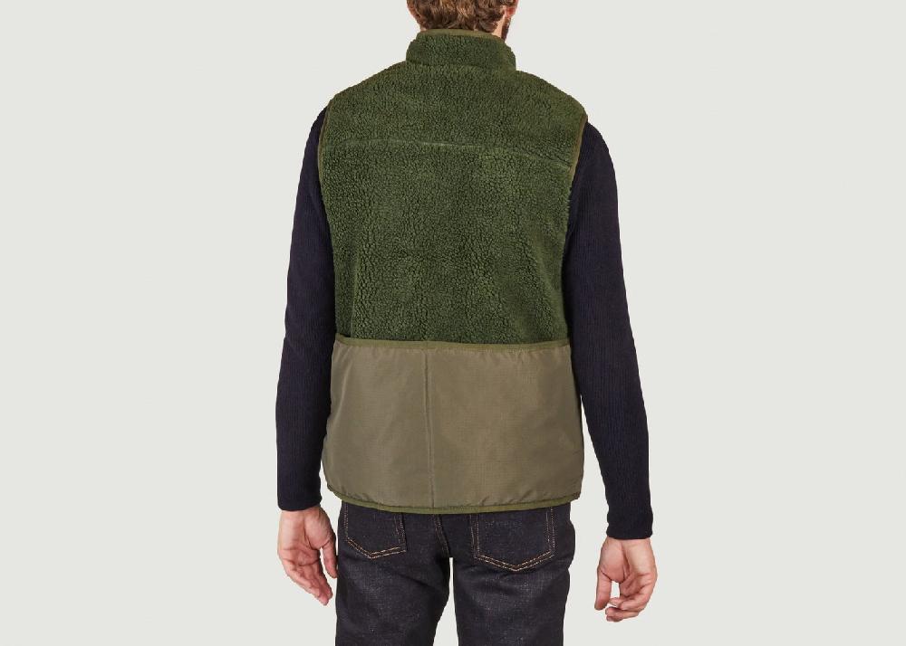 L'exception Veste Sans Manche Fell Khaki Forét Studio
